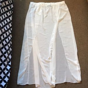Boohoo Sheer skirt coverup size 18